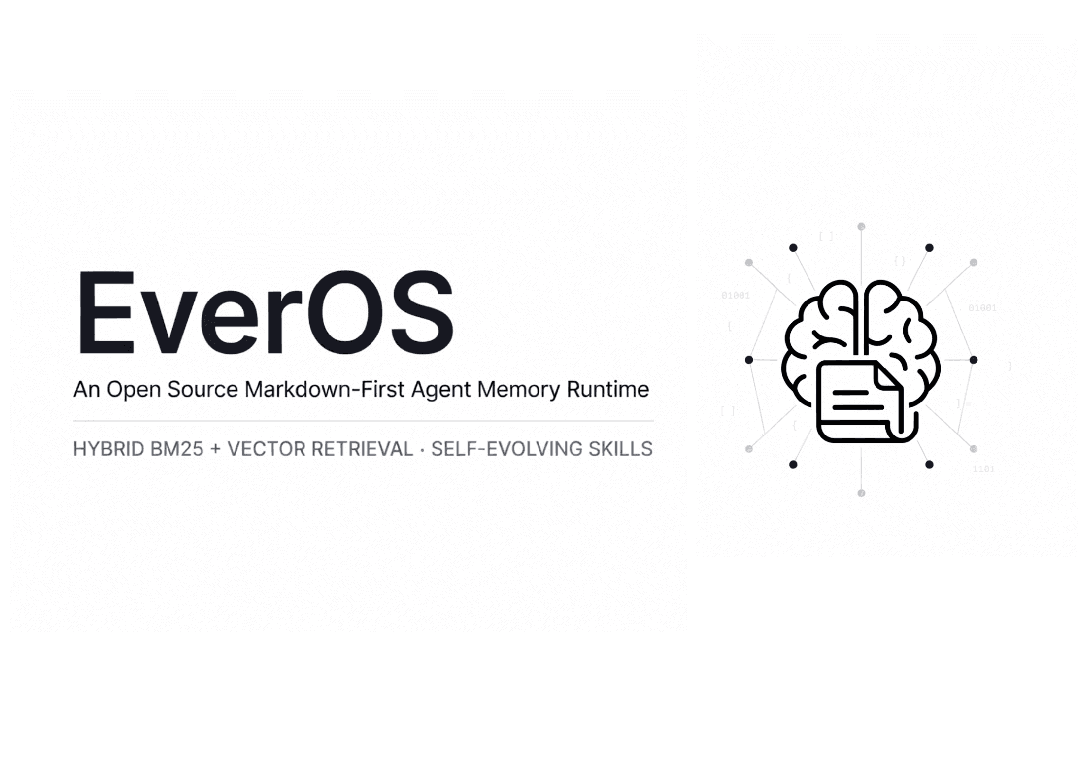 EverOS: Otwarty system pamięci dla agentów AI z samoewoluującymi umiejętnościami