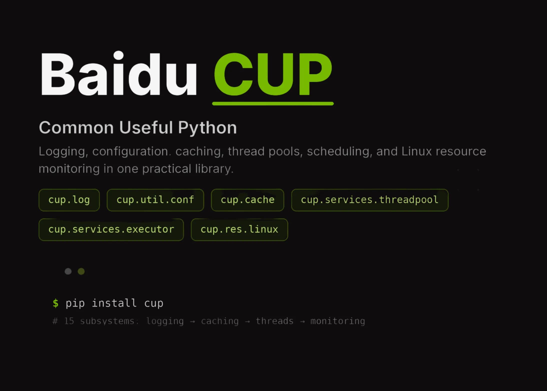 CUP Baidu: Kompleksowy Zestaw Narzędzi Python do Niezawodnych Procesów
