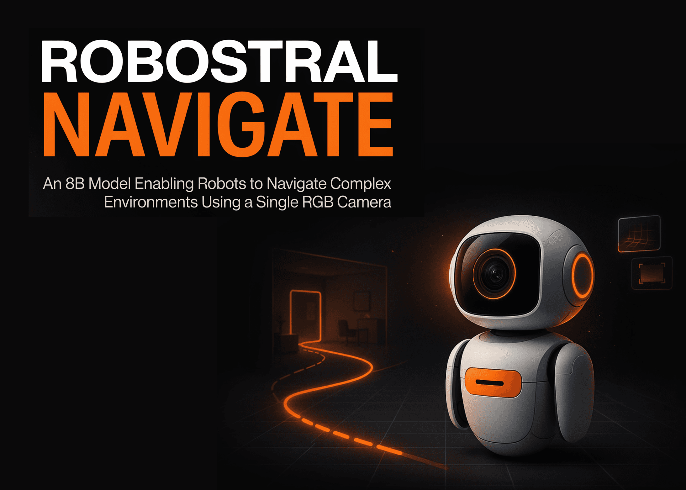 Mistral AI prezentuje Robostral Navigate: model 8B do nawigacji robotów z jedną kamerą RGB