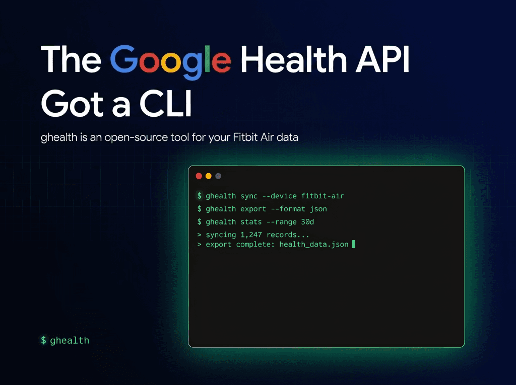 ghealth: Nowe narzędzie CLI dla Google Health API ułatwia integrację danych zdrowotnych z AI